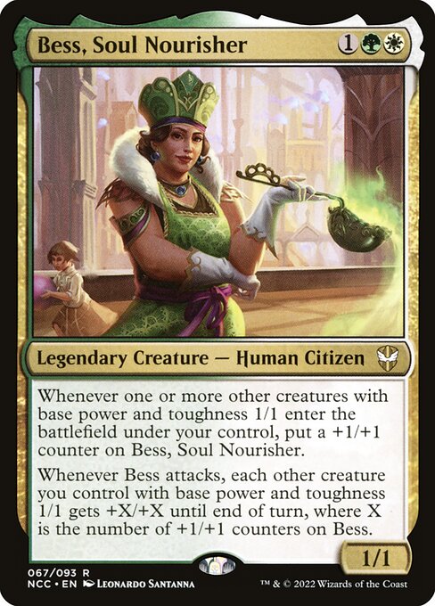 New Capenna Commander - 67 - Bess, Soul Nourisher - Rare - WG - Non-foil