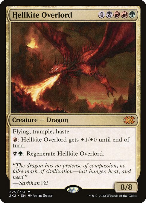 Double Masters 2022 - 225 - Hellkite Overlord - Mythic - Multi - Non-foil
