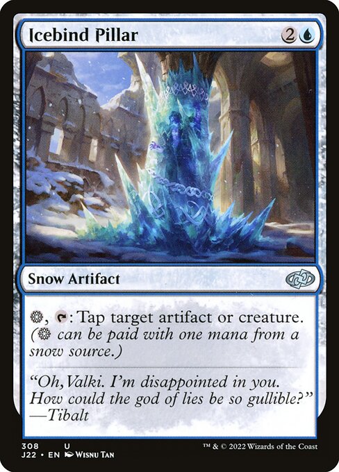 Jumpstart 2022 - 308 - Icebind Pillar - Uncommon - U - Non-foil