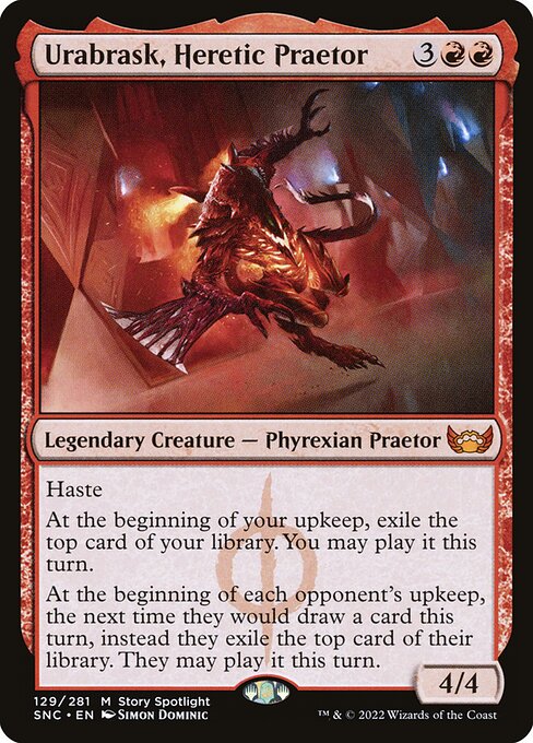Streets of New Capenna - 129 - Urabrask, Heretic Praetor - Mythic - R - Non-foil