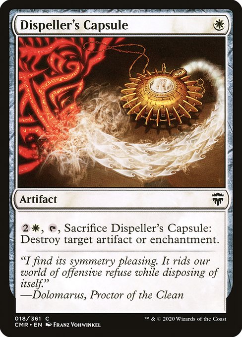 Commander Legends - 18 - Dispeller's Capsule - Common - W - Non-foil