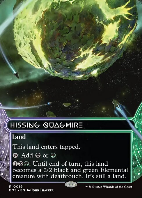 Edge of Eternities: Stellar Sights - 19 - Hissing Quagmire - Rare - C - Non-foil