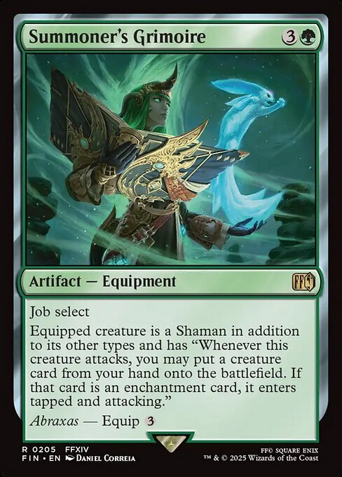 Final Fantasy - 205 - Summoner's Grimoire - Rare - G - Non-foil