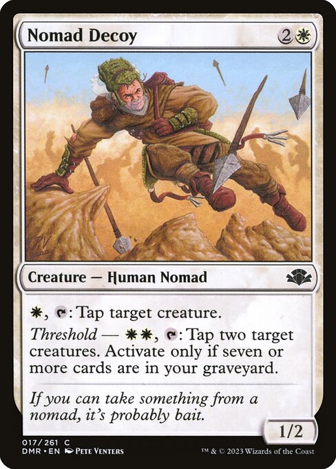 Dominaria Remastered - 17 - Nomad Decoy - Common - W - Non-foil