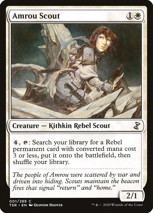 Time Spiral Remastered - 1 - Amrou Scout - Common - W - Non-foil