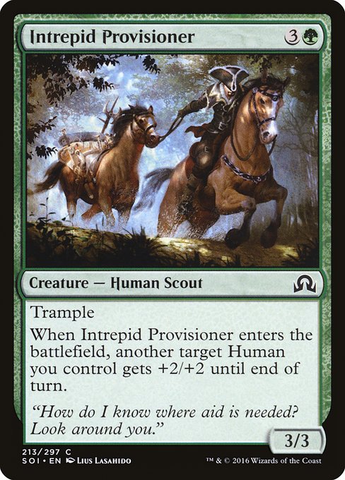 Shadows over Innistrad - 213 - Intrepid Provisioner - Common - G - Non-foil