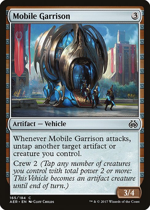 Aether Revolt - 165 - Mobile Garrison - Common - C - Non-foil