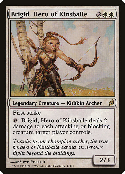 Lorwyn - 6 - Brigid, Hero of Kinsbaile - Rare - W - Non-foil