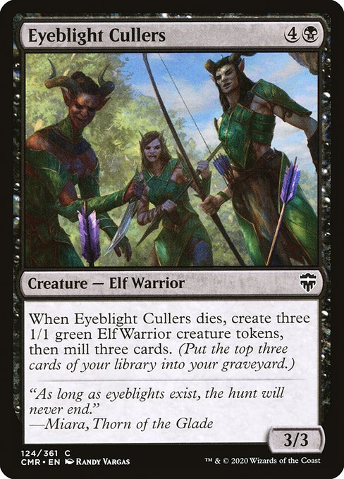 Commander Legends - 124 - Eyeblight Cullers - Common - B - Non-foil