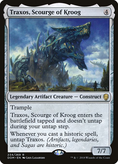 Dominaria - 234 - Traxos, Scourge of Kroog - Rare - C - Non-foil