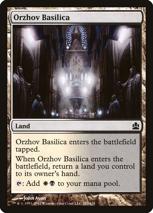 Commander 2011 - 283 - Orzhov Basilica - Common - C - Non-foil
