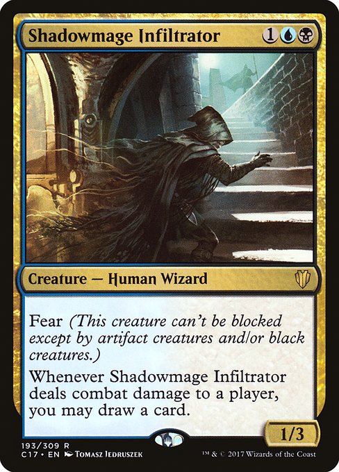 Commander 2017 - 193 - Shadowmage Infiltrator - Rare - UB - Non-foil