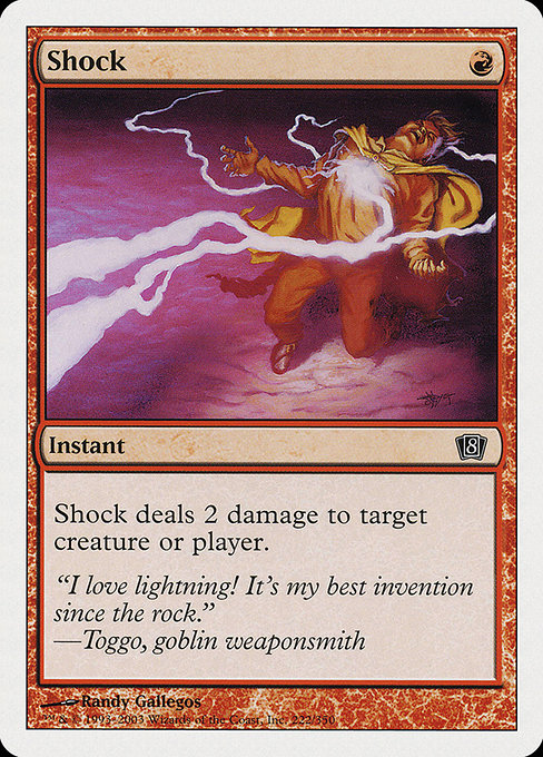 Eighth Edition - 222 - Shock - Common - R - Non-foil