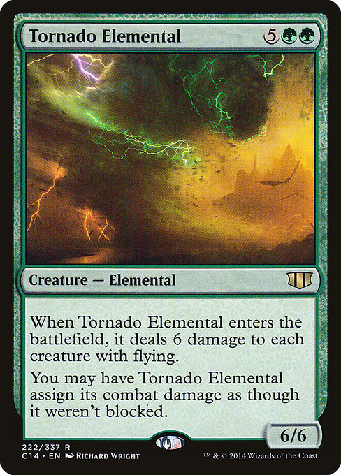 Commander 2014 - 222 - Tornado Elemental - Rare - G - Non-foil