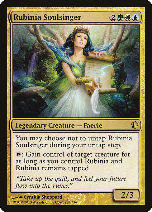 Commander 2013 - 207 - Rubinia Soulsinger - Rare - Multi - Non-foil
