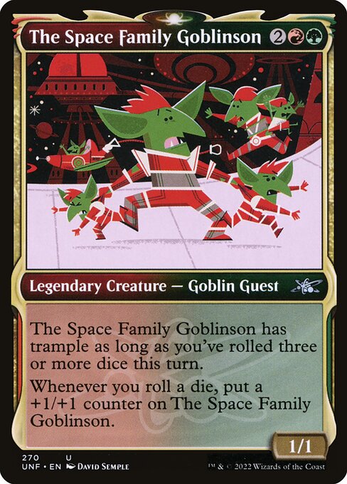 Unfinity - 270 - The Space Family Goblinson - Uncommon - RG - Foil