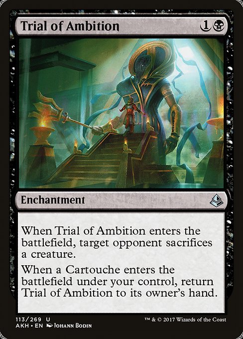 Amonkhet - 113 - Trial of Ambition - Uncommon - B - Non-foil