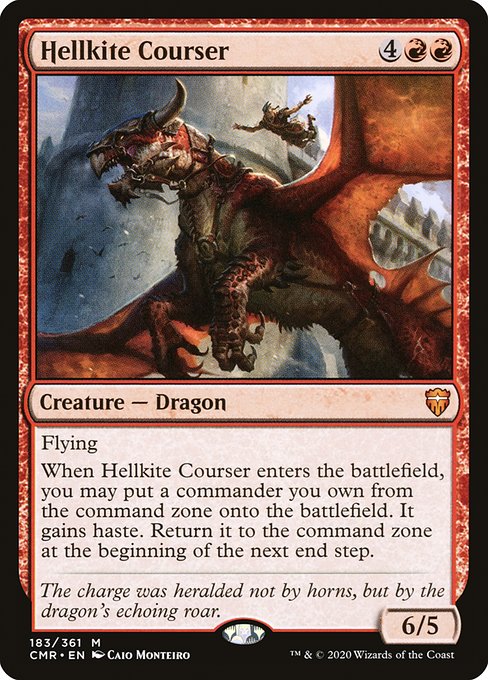 Commander Legends - 183 - Hellkite Courser - Mythic - R - Non-foil