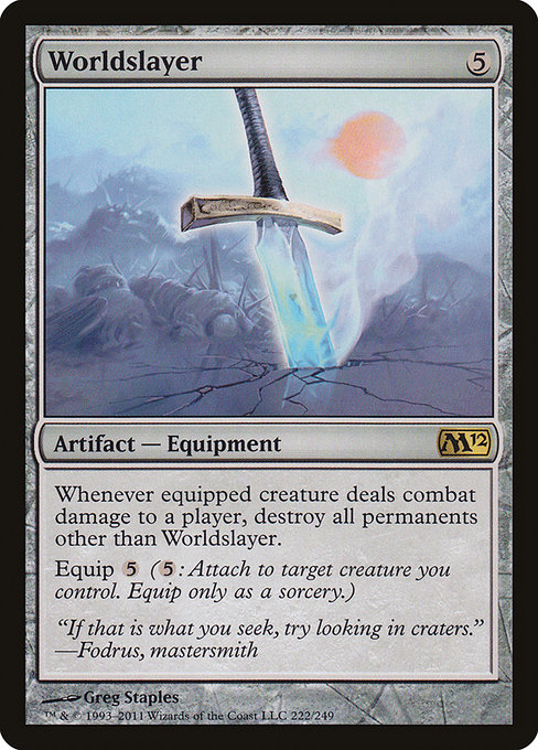Magic 2012 - 222 - Worldslayer - Rare - C - Non-foil