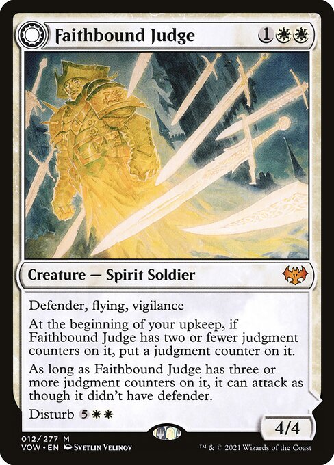 Innistrad: Crimson Vow - 12 - Faithbound Judge // Sinner's Judgment - Mythic - C - Non-foil