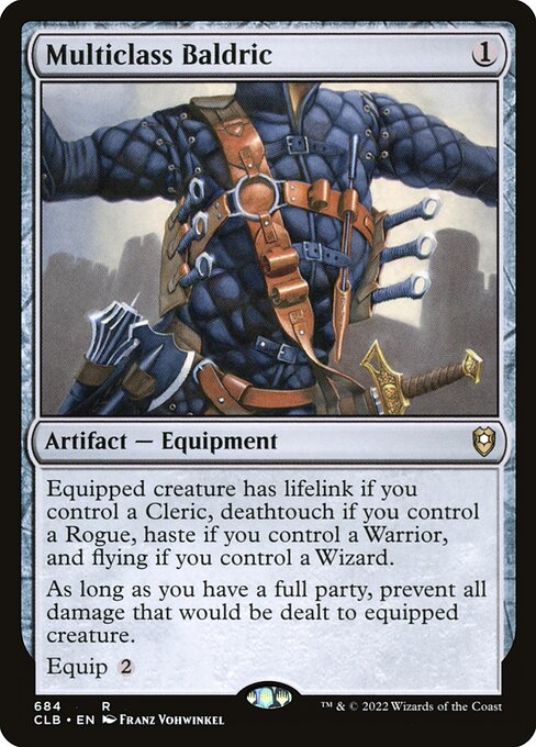 Commander Legends: Battle for Baldur's Gate - 684 - Multiclass Baldric - Rare - C - Non-foil
