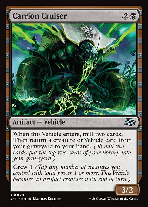Aetherdrift - 78 - Carrion Cruiser - Uncommon - B - Foil