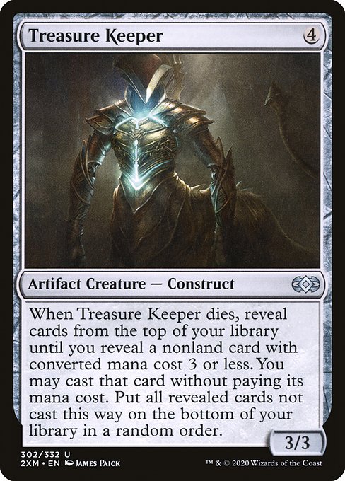 Double Masters - 302 - Treasure Keeper - Uncommon - C - Non-foil