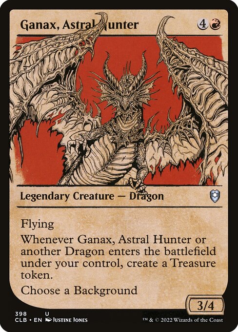 Commander Legends: Battle for Baldur's Gate - 398 - Ganax, Astral Hunter - Uncommon - R - Non-foil