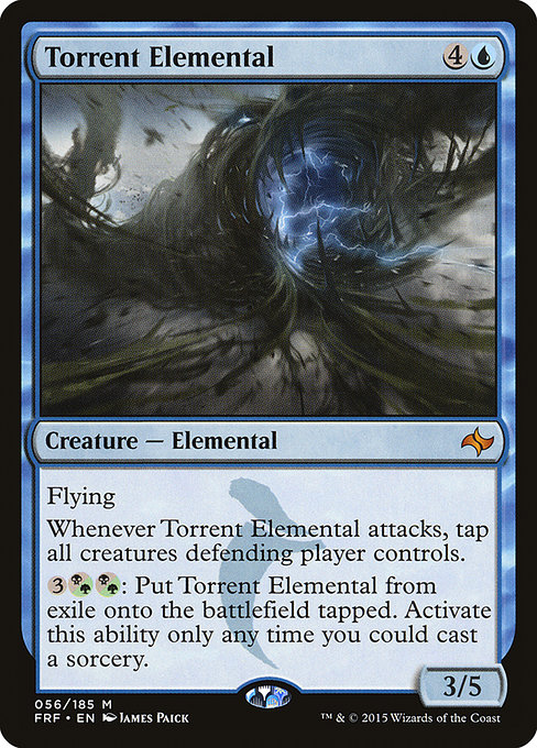 Fate Reforged - 56 - Torrent Elemental - Mythic - U - Non-foil