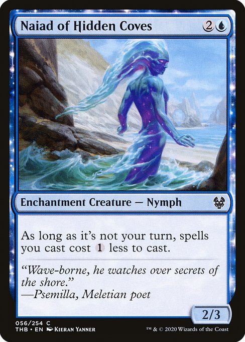 Theros Beyond Death - 56 - Naiad of Hidden Coves - Common - U - Non-foil