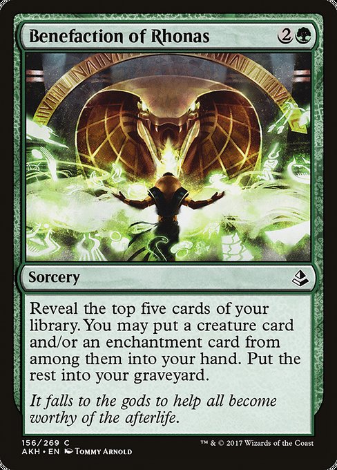 Amonkhet - 156 - Benefaction of Rhonas - Common - G - Non-foil