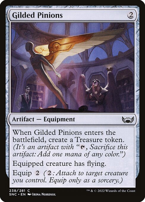 Streets of New Capenna - 238 - Gilded Pinions - Common - C - Non-foil