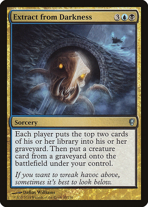 Conspiracy - 45 - Extract from Darkness - Uncommon - UB - Non-foil