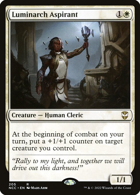New Capenna Commander - 205 - Luminarch Aspirant - Rare - W - Non-foil