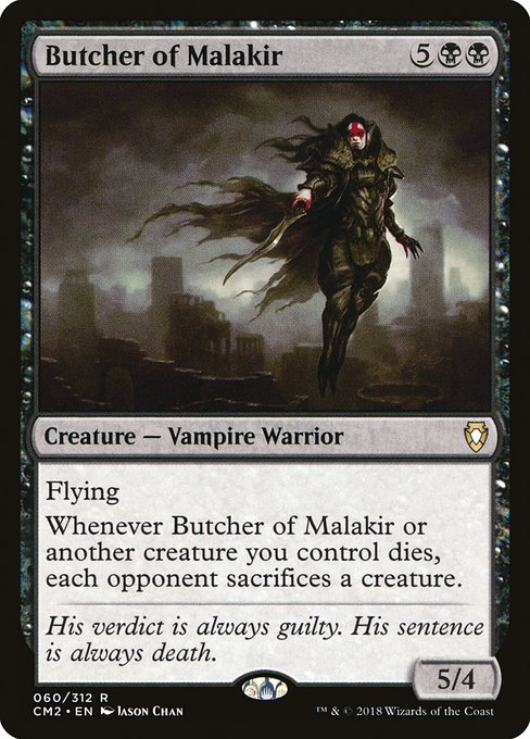 Commander Anthology Volume II - 60 - Butcher of Malakir - Rare - B - Non-foil