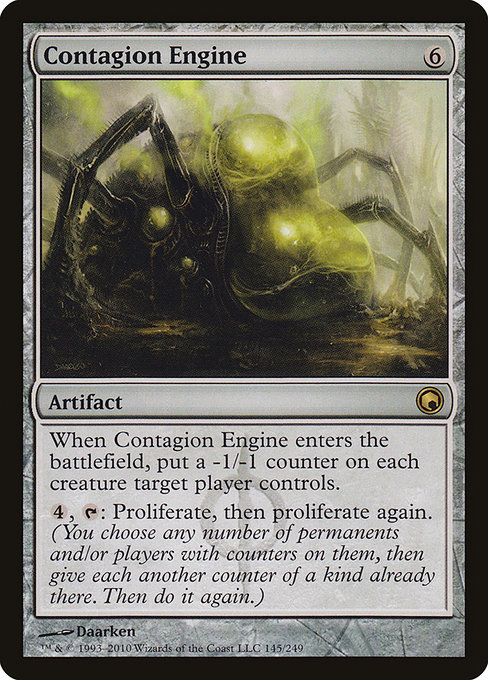 Scars of Mirrodin - 145 - Contagion Engine - Rare - C - Non-foil