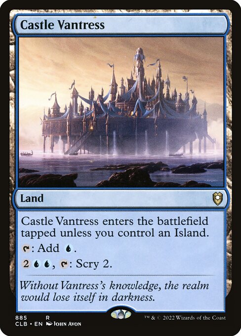Commander Legends: Battle for Baldur's Gate - 885 - Castle Vantress - Rare - C - Non-foil
