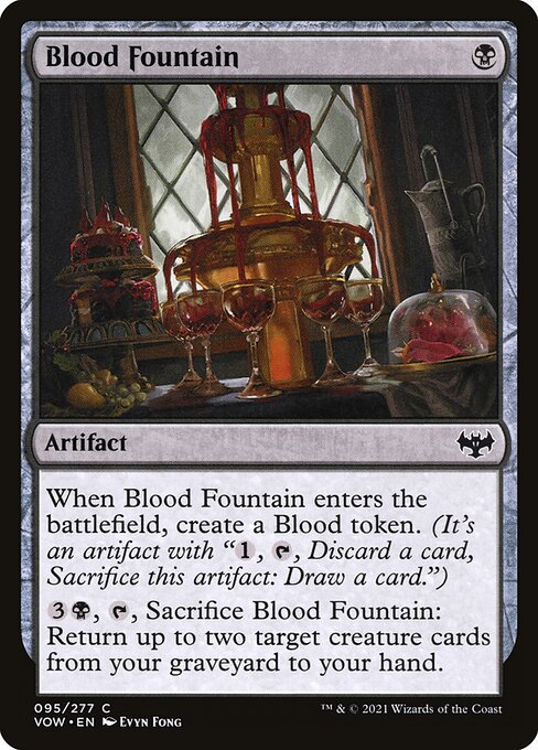 Innistrad: Crimson Vow - 95 - Blood Fountain - Common - B - Non-foil