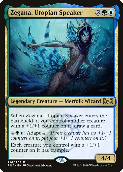 Ravnica Allegiance - 214 - Zegana, Utopian Speaker - Rare - UG - Non-foil