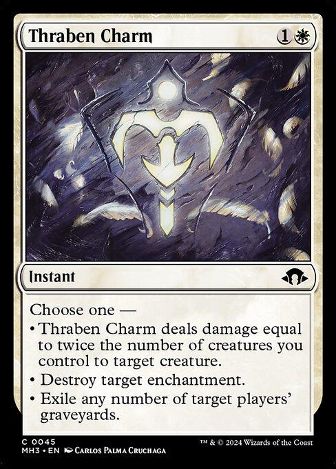 Modern Horizons 3 - 45 - Thraben Charm - Common - W - Foil