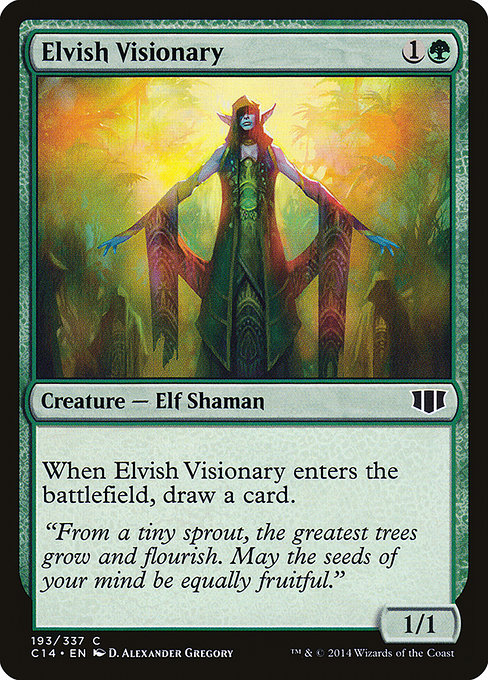 Commander 2014 - 193 - Elvish Visionary - Common - G - Non-foil