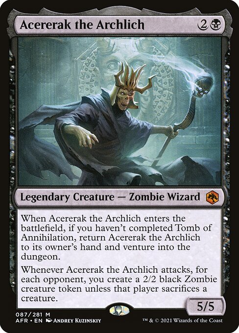 Adventures in the Forgotten Realms - 87 - Acererak the Archlich - Mythic - B - Non-foil