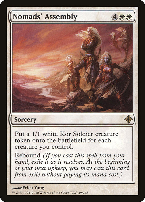 Rise of the Eldrazi - 39 - Nomads' Assembly - Rare - W - Non-foil