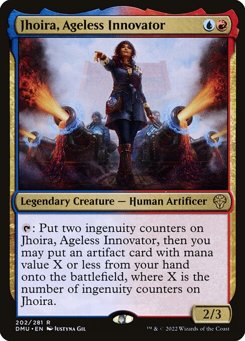 Dominaria United - 202 - Jhoira, Ageless Innovator - Rare - UR - Foil