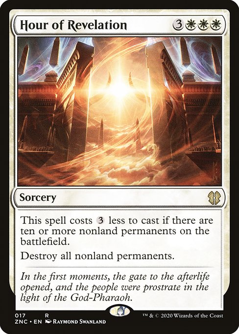 Zendikar Rising Commander - 17 - Hour of Revelation - Rare - W - Non-foil