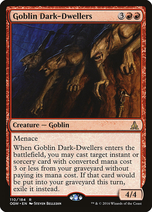 Oath of the Gatewatch - 110 - Goblin Dark-Dwellers - Rare - R - Non-foil