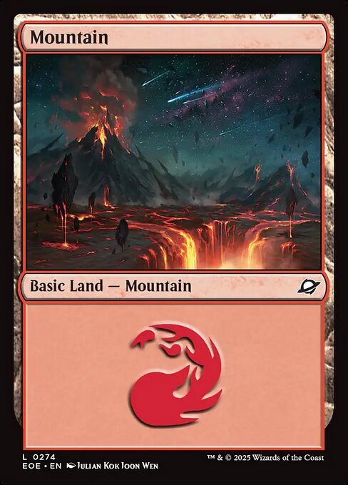 Edge of Eternities - 274 - Mountain - Common - C - Foil