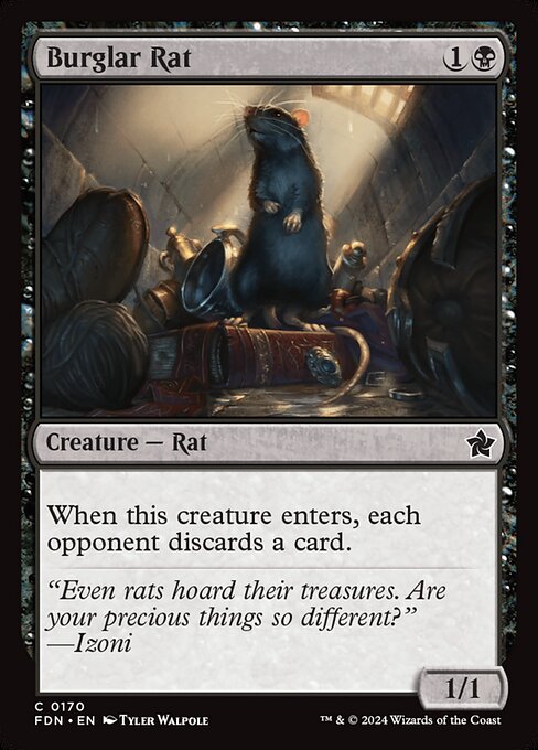 Foundations - 170 - Burglar Rat - Common - B - Non-foil