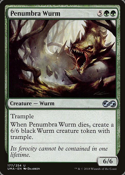 Ultimate Masters - 177 - Penumbra Wurm - Uncommon - G - Non-foil