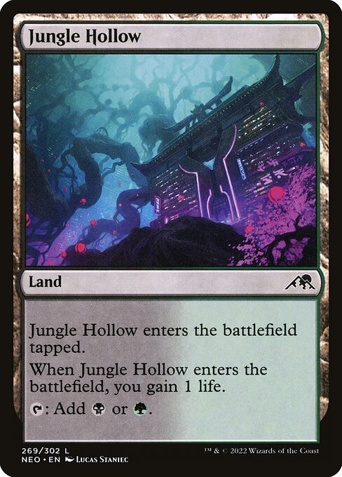 Kamigawa: Neon Dynasty - 269 - Jungle Hollow - Common - C - Non-foil